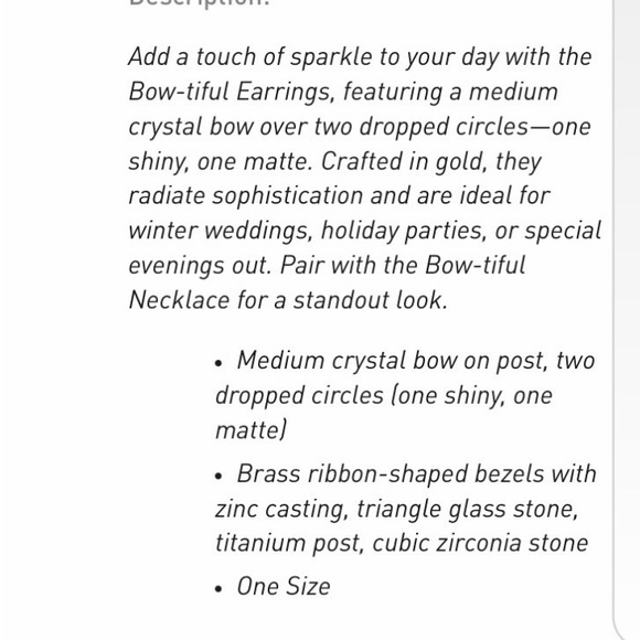 Cabi Bow-tiful Earrings - Picture 5 of 5